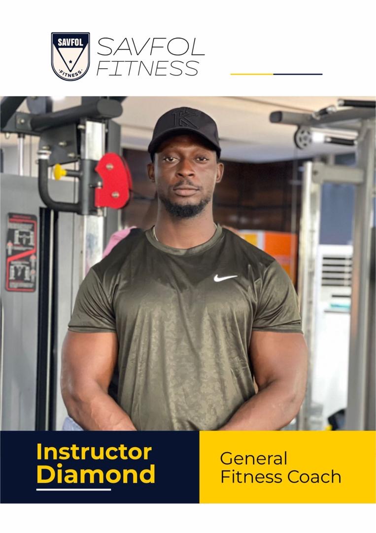 Portrait of Diamond, general fitness coach at Savfol Fitness